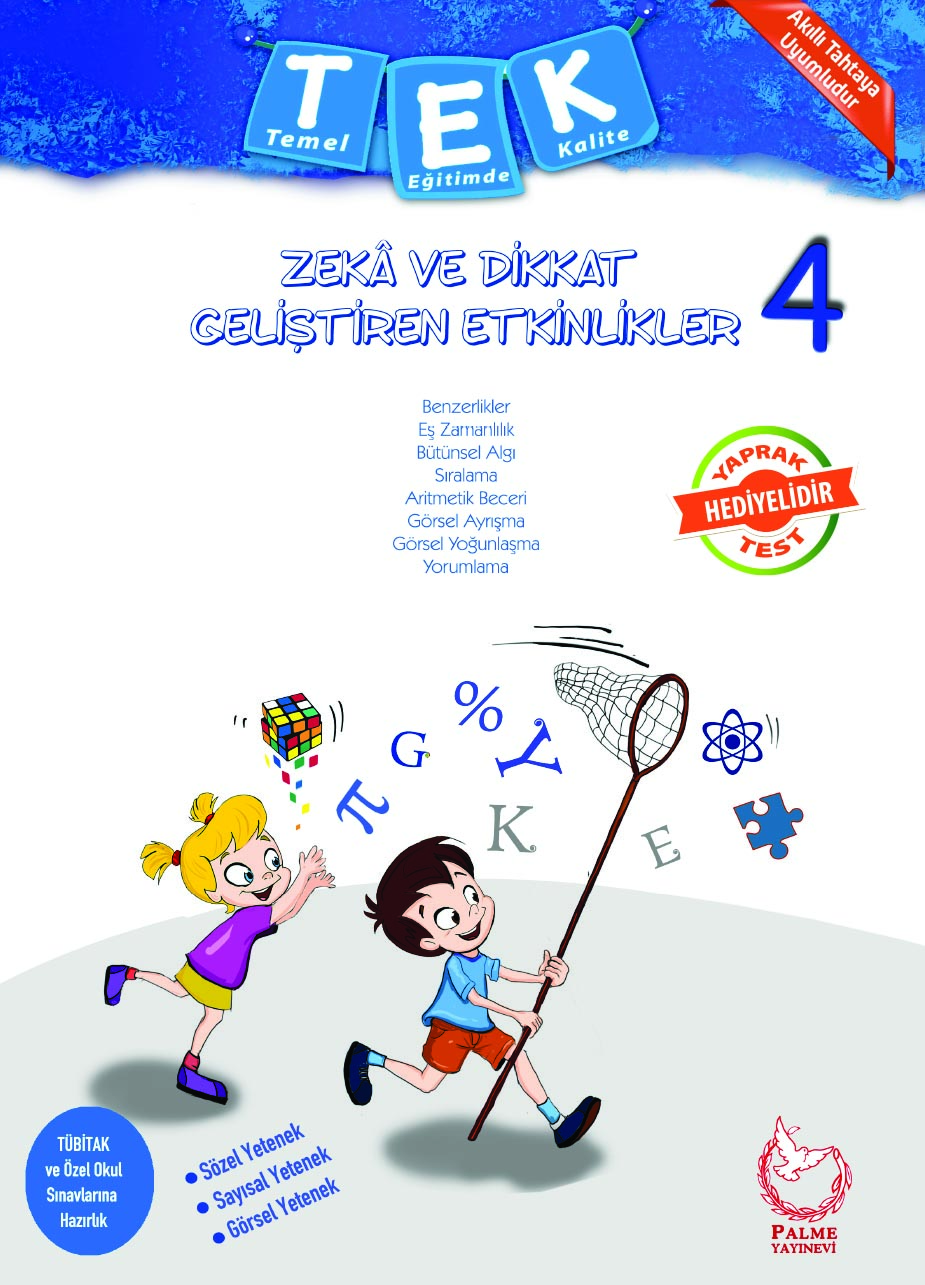 4. Sınıf Zeka ve Dikkat Geliştiren Etkinlikler (Yaprak Test Hediyeli) kapak görseli